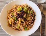 簡単☆ホタルイカの沖漬けオイルパスタ作り方6写真