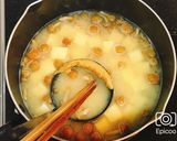 本だしで簡単！基本の豆腐となめこの味噌汁作り方3写真