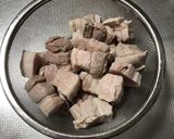 ★豚バラとじゃが芋の炒め煮★作り方1写真