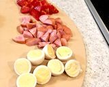 アボカド卵トマトnoグラタン作り方1写真