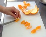 季節のフルーツ★フルーチェ+チーズ作り方2写真