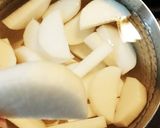 大根しみしみ♡手羽中の煮物作り方1写真