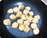 蒸しベビーホタテ（冷凍）のバター醤油炒め作り方4写真