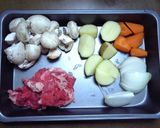 翌日ＯＫ★牛薄切り肉の赤ワイン煮作り方1写真