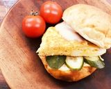 【糖質制限】ふわふわ厚焼きたまごサンド作り方7写真