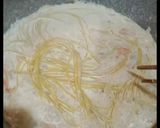 時短✽別茹でなしのクリームパスタ作り方4写真