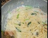 時短✽別茹でなしのクリームパスタ作り方5写真
