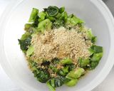 レンジ3分半！かぶの葉のごま和え作り方5写真