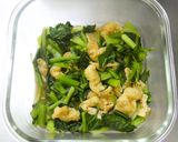 レンジ5分！かぶの葉と油揚げの煮物作り方5写真