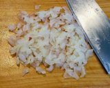 食感を楽しむ♫　豆苗のミモザサラダ風作り方3写真