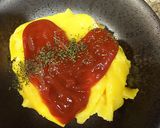 ガーリックケチャップのオムライス作り方5写真