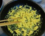 食感を楽しむ♫　豆苗のミモザサラダ風作り方5写真
