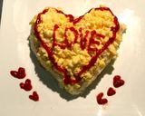バレンタインオムライス作り方13写真