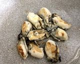 牡蠣とほうれん草のバター醤油炒め作り方2写真