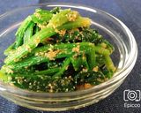 レンジで簡単！ほうれん草と人参の胡麻和え作り方8写真
