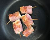 ばあばのレシピ ササミベーコン巻き作り方4写真
