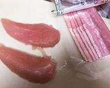 ばあばのレシピ ササミベーコン巻き作り方1写真