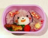 キャラ弁、ぼんぼんりぼんちゃん弁当。作り方8写真