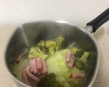白菜とベーコンのクリームパスタ作り方2写真