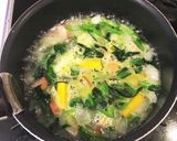 健康美人♡南瓜とほうれん草の豆乳スープ作り方4写真