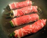 わらびの肉巻き♪作り方4写真