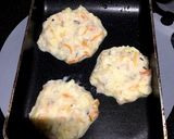 離乳食♫手づかみ野菜と鯖缶のお好み焼き風作り方4写真