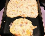 離乳食♫手づかみ野菜と鯖缶のお好み焼き風作り方5写真