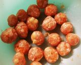 離乳食中期～　＊麩んわり鶏だんご＊作り方4写真