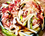 豚と大根と長ネギの生姜焼き作り方1写真