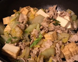 簡単白菜と豚バラと厚揚げのあんかけ丼作り方6写真