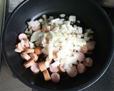 ナポリタン（お手軽ランチにナポリサンド）作り方1写真
