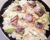 鯖缶と白菜のあっさり煮作り方2写真