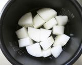 大根の煮物。柚子味噌がけ（電気圧力鍋）作り方8写真