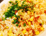 何もないときシリーズ✨鮭バター炒飯作り方3写真