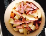 旨味たっぷり！大根とベーコンの煮物作り方4写真