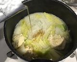 鍋の野菜で簡単！白菜と鶏団子の汁ビーフン作り方8写真