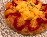卵1つで！包まないお花オムライス作り方9写真