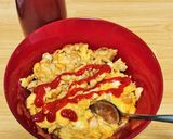 オムライス親子丼作り方10写真
