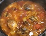 鯖水煮・トマト缶のアラビアータ(パスタ)作り方6写真
