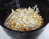 プチッと鍋キムチ味de豆もやしご飯作り方3写真