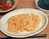 プチッと鍋キムチ味de豆もやしご飯作り方6写真