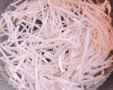 お弁当に！簡単！もやしとハムのごま和え作り方1写真