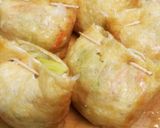 お揚げさんの卵と野菜の巾着袋作り方6写真