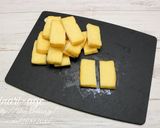 お寿司屋さんのいなり寿司の揚げ。作り方1写真