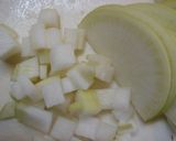 レンズ豆と大根の超簡単スープ作り方1写真