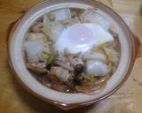 鶏すき鍋焼きうどん作り方5写真