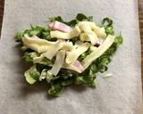 お餅とキャベツで洋風春巻き作り方5写真