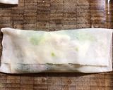 お餅とキャベツで洋風春巻き作り方7写真