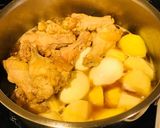 鳥手羽とじゃがいものこってり煮作り方6写真