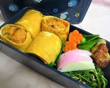 お弁当にお手軽人気のオムニギリ作り方12写真